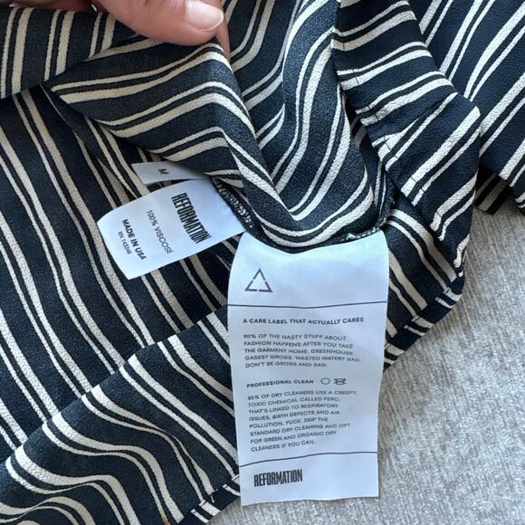 Reformation Striped Long Sleeve Top - Picture 3 of 5